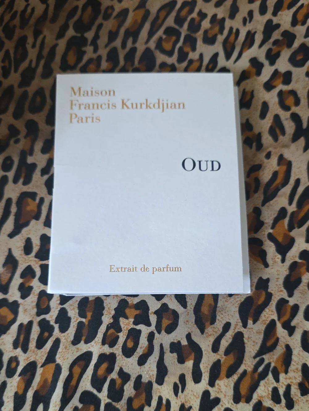 Maison Francis Kurkdjian OUD Sample